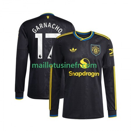 Maillot de Foot Manchester United Alejandro Garnacho 17 Troisième 2025-26 Manches Longues Maillot de Foot Manchester United Alejandro Garnacho 17 Troisième 2025-26 Manches Longues